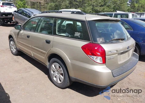 2008 Subaru Outback z USA, uszkodzony, nr VIN 4S4BP60C787331111